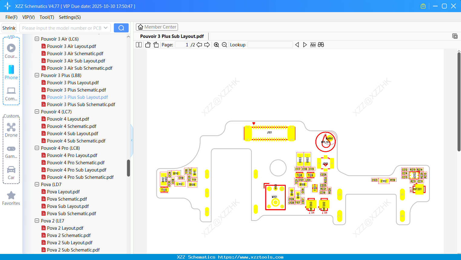 Tecno Pouvoir 3 Plus Sub Layout